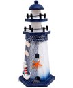 Ver imagem 1 de Decoração Farol Marítimo Enfeite Casa Náutica Praia de 27cm
