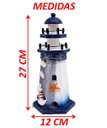 Ver imagem 5 de Decoração Farol Marítimo Enfeite Casa Náutica Praia de 27cm