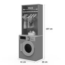 Ver imagem 4 de Lavanderia Infantil Diana Maquina de Lavar C/ Cabideiro Branco e Rosa