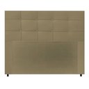 Ver imagem 3 de Cabeceira Cama Box Queen 160 Cm Suede Bege Lia - MV Estofados