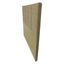 Ver imagem 2 de Cabeceira Cama Box Queen 160 Cm Suede Bege Lia - MV Estofados