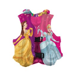 Kit Boia Infantil Colete Princesas Disney Inflável Brinquedo Piscina Praia Lago + Óculos Mor - 2