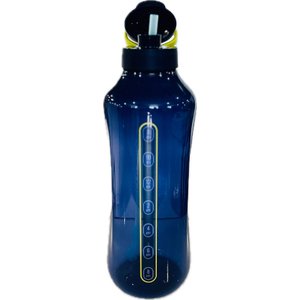 Tupperware Garrafa Aquavibe com Canudo Azul Marinho 2l Garrafa Aquavibe com Canudo Azul Marinho 2l
