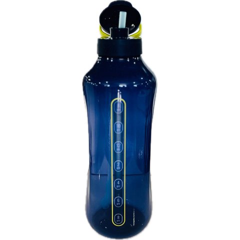 Tupperware Garrafa Aquavibe com Canudo Azul Marinho 2l Garrafa Aquavibe com Canudo Azul Marinho 2l