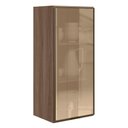 Ver imagem 1 de Armario Aereo 1 Porta Vidro MDF 40x90 cm Kali 1197761 Carvalho Toq Nicioli