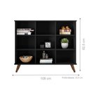 Ver imagem 6 de Nicho Organizador Preto Retrô (1478.70) + Kit 3 Gavetas Pretas (1479.37)