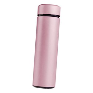 Garrafa Térmica Inox 500ml Quente Frio Tampa Rosa Nº17
