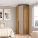 Ver imagem 1 de Guarda-roupa Modular 1 Porta Canto 240cmx86cm Trend Mdf Altezza