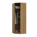 Ver imagem 2 de Guarda-roupa Modular 1 Porta Canto 240cmx86cm Trend Mdf Altezza