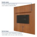 Ver imagem 7 de Painel para TV Union 234 cm 250 cm de Altura sem LED Naturalle Mavaular
