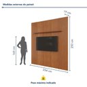 Ver imagem 6 de Painel para TV Union 234 cm 250 cm de Altura sem LED Naturalle Mavaular
