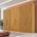 Ver imagem 1 de Guarda Roupa Casal 6 Portas com 4 Portas Ripadas Potente - Móveis Europa