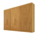 Ver imagem 2 de Guarda Roupa Casal 6 Portas com 4 Portas Ripadas Potente - Móveis Europa