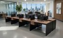 Ver imagem 4 de Mesa Plataforma Escritório 8 Lugares com Gaveteiros e 16 Tomadas Embutidas  360