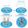 Piscina Infantil Inflavel com Chafariz Brinquedo Água Tapete Pulverizador Refrescante Criança Bebe - 6