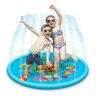 Piscina Infantil Inflavel com Chafariz Brinquedo Água Tapete Pulverizador Refrescante Criança Bebe - 1