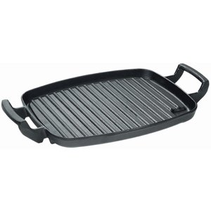 Chapa Grill Retangular Ferro 30x24x7cm Alça de Ferro – Panela Mineira