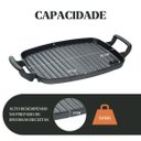 Ver imagem 4 de Chapa Grill Retangular Ferro 30x24x7cm Alça de Ferro – Panela Mineira