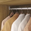 Ver imagem 6 de Guarda Roupa Casal 6 Portas 2g 218 Cm 10037 Nature Champanhe Vlr