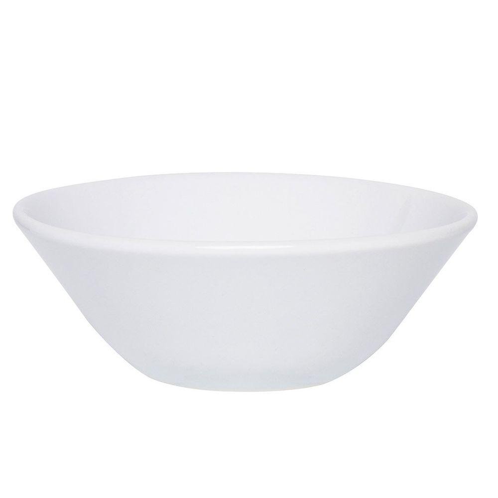 Kit 2 Tigelas Bowl Conic Branco Oxford® Cerâmica 500ml - 1