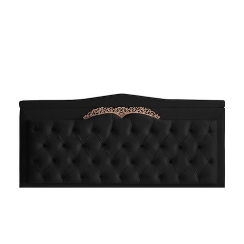 Cabeceira de Cama Box Painel Barcelona Casal 140 Cm Retro Capitonê Botão Encapados Suede Preto do La