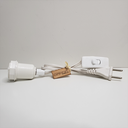 Ver imagem 3 de Cabo Abajur 1,8m Com Interruptor Liga/Desliga Bivolt Branco