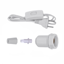 Ver imagem 4 de Cabo Abajur 1,8m Com Interruptor Liga/Desliga Bivolt Branco