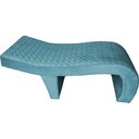 Ver imagem 2 de Maca Estética Ergonomica Metalassê Inclinada 70 Cm Cinza Slk Decor Nina Azul Turquesa