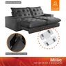 Sofá Retrátil e Reclinável Milão 250m com Super Pillow de 30cm com Molas Pocket - Movenzo Estofados - 10