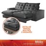 Sofá Retrátil e Reclinável Milão 250m com Super Pillow de 30cm com Molas Pocket - Movenzo Estofados - 9