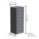 Ver imagem 4 de Arquivo de Madeira 4 Gavetas Of04gp25