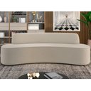 Ver imagem 2 de Sofá 3 Lugares Sala de Estar Cancún D02 Veludo Champagne 210 cm C-68 - Lyam Decor