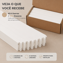 Ver imagem 5 de Kit 6 Barras Rodapé de Poliestireno 7cm Altura Barra 2m