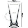 Kit 6 Taça Cappuccino Importada Tcheca 250ml Irish Coffee - 7