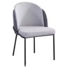 Cadeira Nevada de Ferro C/ Tecido Cinza Fratini - 1