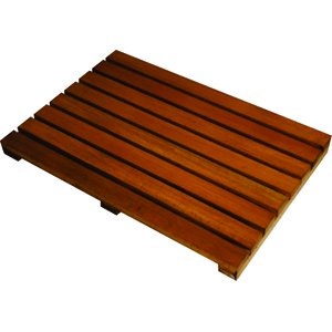 Deck de Madeira Modular 100x50cm com Pintura Neonx:osmocolor Imbuia Semi Tran