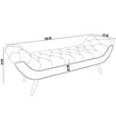 Ver imagem 7 de Kit Cabeceira Cama Box Queen 160 Cm Madrid com Puff Recamier Santorini Veludo Bege - Lyam Decor