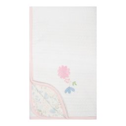 Manta para Bebê em Malha Matelasse Florescer Rosa - Hug - 1