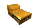 Ver imagem 1 de Poltrona Cama Meca_mmsb que Se Transforma em Sofá Cama Solteiro com 94 Cm Resistente e Confortável e