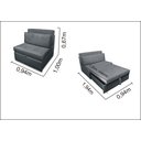 Ver imagem 4 de Poltrona Cama Meca_mmsb que Se Transforma em Sofá Cama Solteiro com 94 Cm Resistente e Confortável e