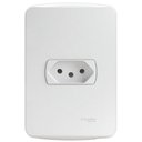 Ver imagem 1 de Conjunto Tomada 2 Pinos + Terra 20 Amperes 250 Volts Branco Miluz - S3B60350 - Schneider Steck