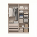 Ver imagem 6 de Guarda-roupa 4 Portas 3 Gavetas Bloom Areia