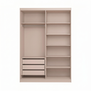 Ver imagem 5 de Guarda-roupa 4 Portas 3 Gavetas Bloom Areia