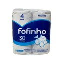 Ver imagem 4 de Papel Higiênico Fofinho Simples 05 Pct C/4 Rolos Neutro