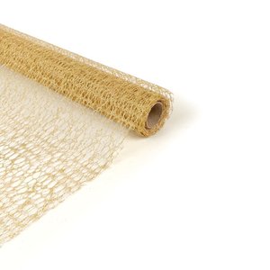 Tela com Glitter Ouro 50cm X 4,5m | Natal Encantado Formosinha