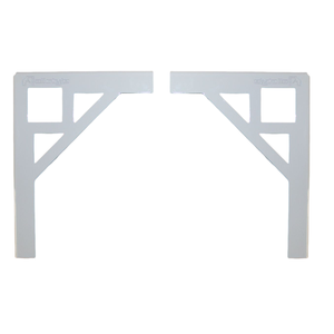 Mão Francesa Média 15x20cm Quadrada BRANCA All Style