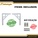 Ver imagem 5 de Mão Francesa Média 15x20cm Quadrada BRANCA All Style