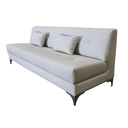 Ver imagem 3 de Sofá | Gianni sem Braço Tecido Acquablock Pé Aço | 220cm - Cinza Claro