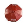 Guarda-Sol Vermelho Coke 1,60 Ø com Abas - 100% Alumínio - Praia Pesca Piscina - 2