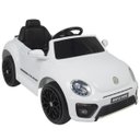 Ver imagem 1 de Carro Elétrico Infantil Controle Radio Fm Luz Bluetooth Criança até 30kg 2,8 Km/h Fusca Beetle Dune